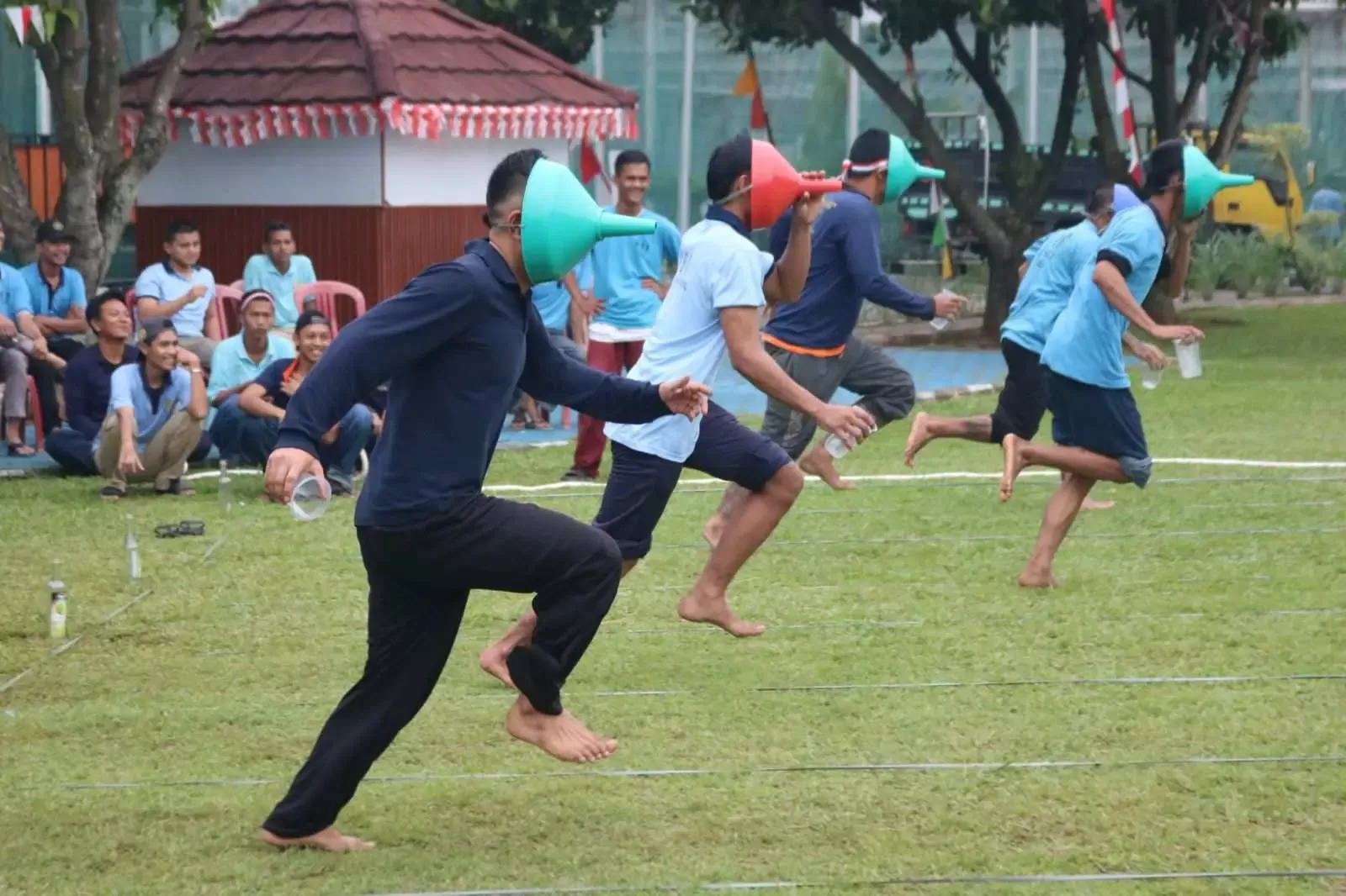 Meriah! Lapas Cibinong Gelar Lomba Tradisional Rayakan HUT ke-80 RI