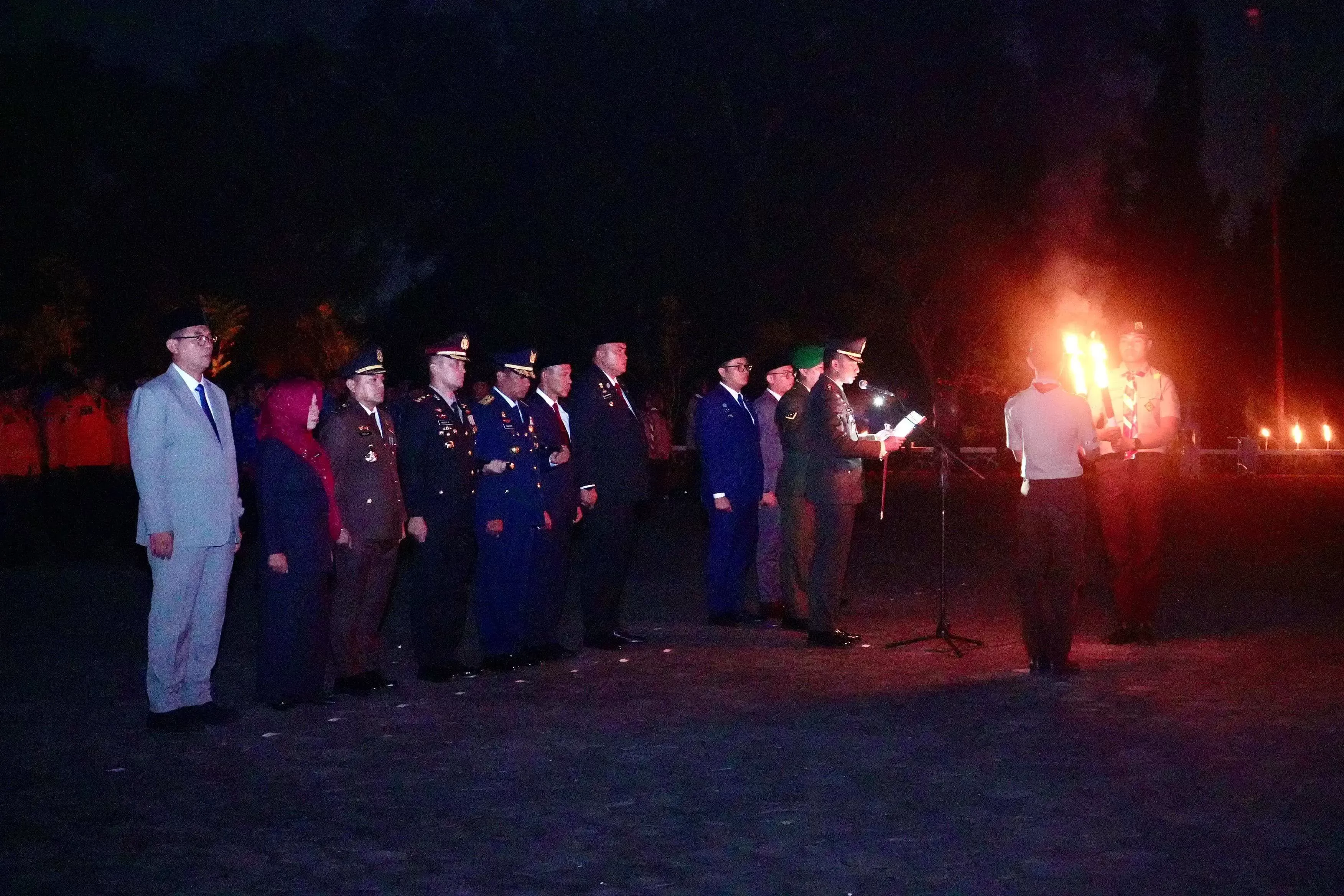 Bupati Bogor Pimpin Upacara Kehormatan dan Renungan Suci di TMP Pondok Rajeg