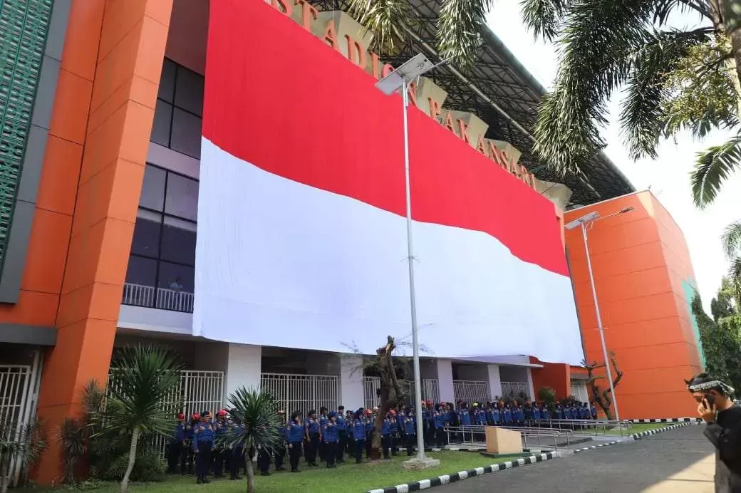 Rudy Susmanto: Pengibaran Merah Putih di Stadion Pakansari Wujud Penghormatan Rakyat Bogor