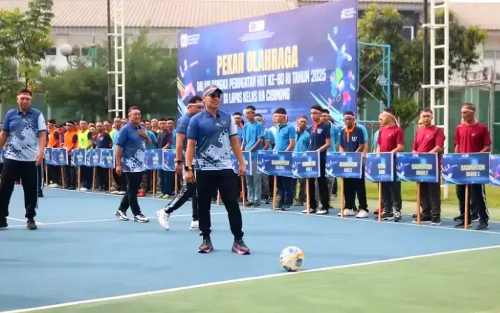 Lapas Cibinong Meriahkan HUT RI ke-80 dengan Pekan Olahraga dan Upacara Penuh Semangat