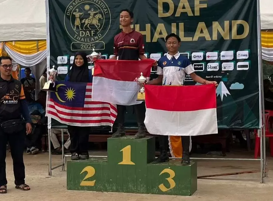 Tiga Atlet Kota Bogor Bawa Indonesia Juara Umum DND Horseback Archery 2025 di Thailand