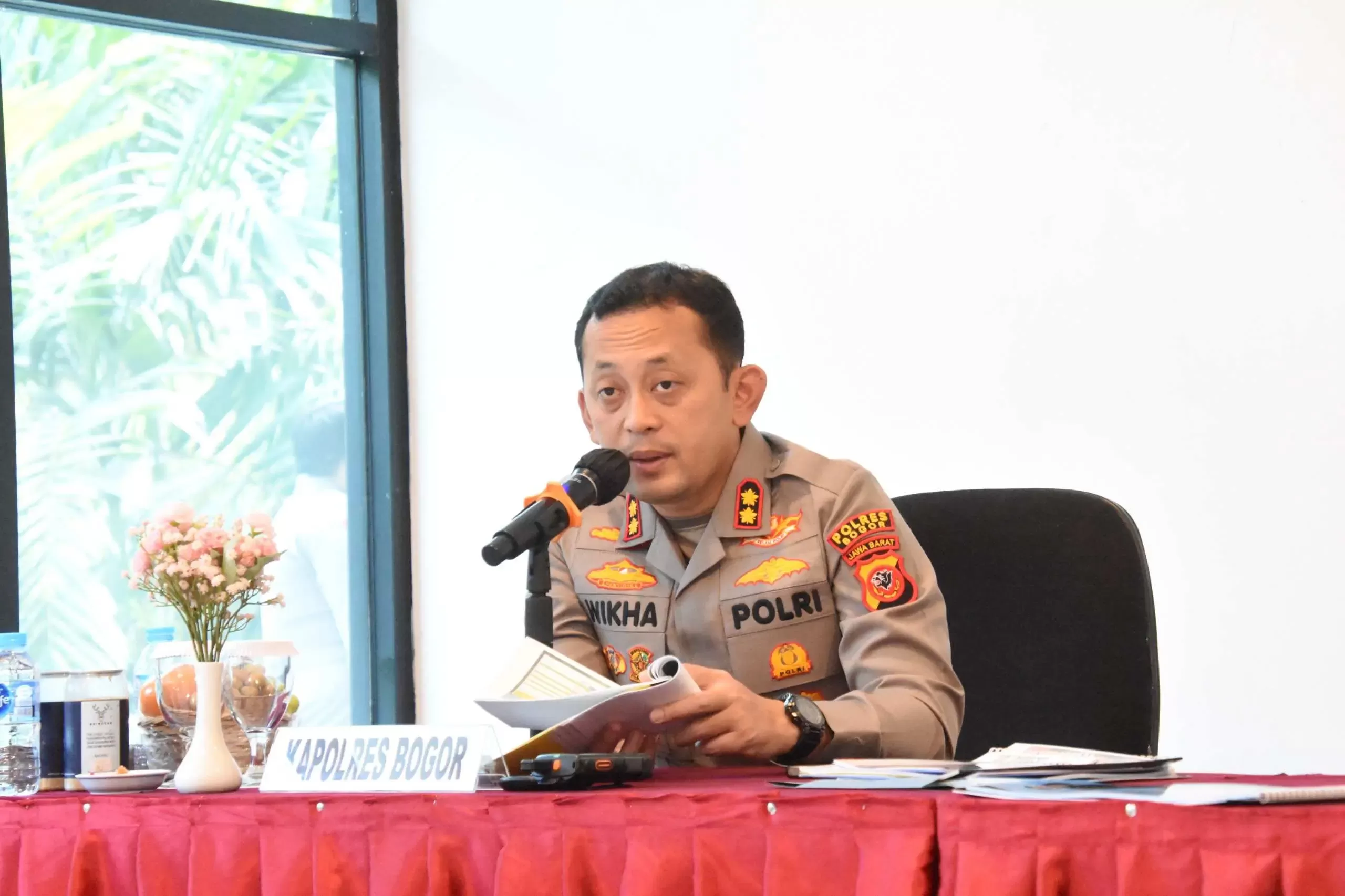 Kapolres Bogor Tekankan Stabilitas Kamtibmas dan Ketahanan Pangan di Gelar Opsnal 2025