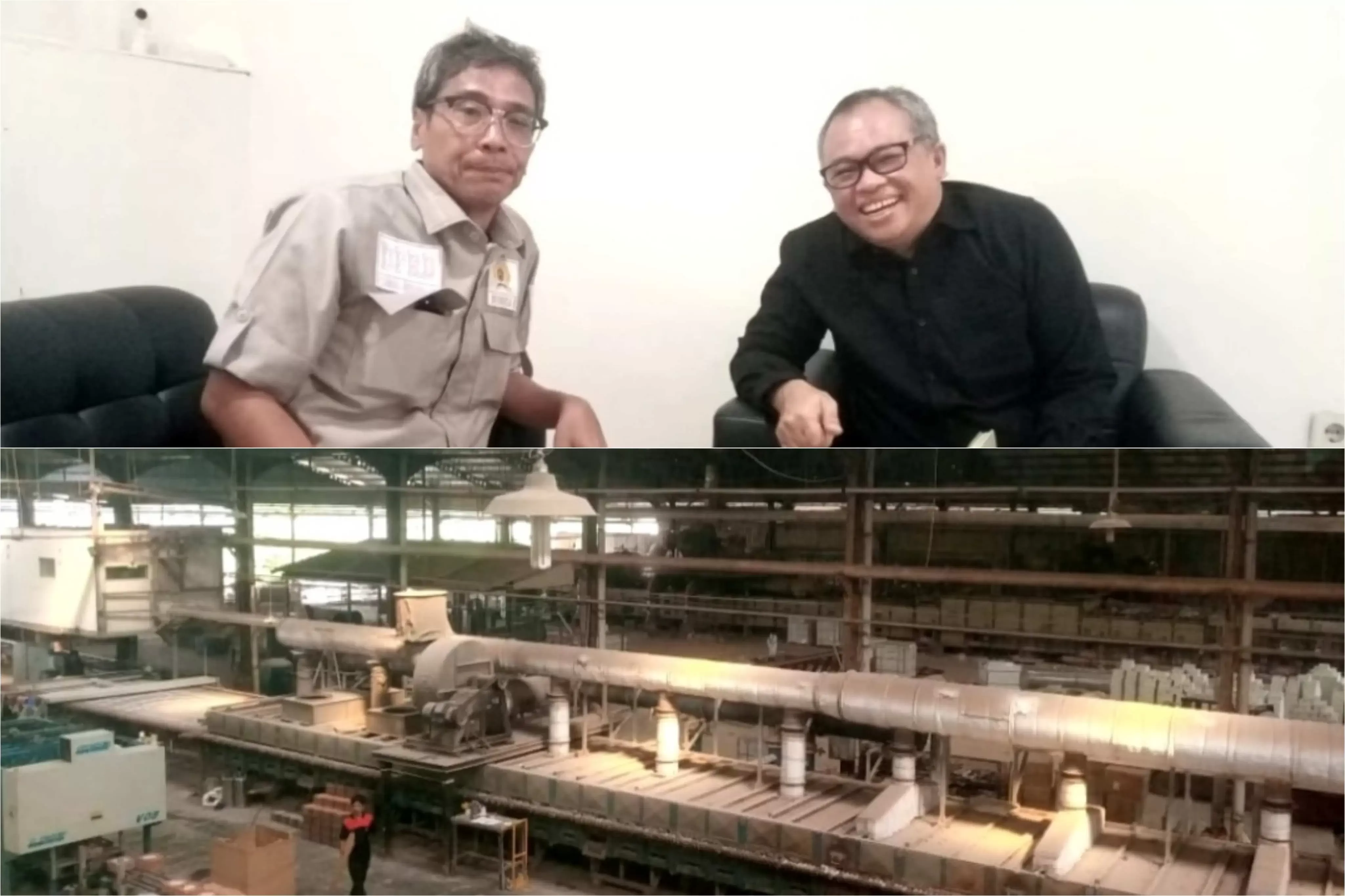 Candra Kusuma Tinjau Industri Keramik di Klapanunggal, Dorong Perusahaan Aktif Jalankan CSR