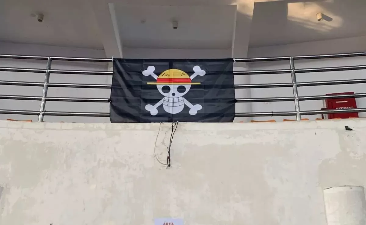 Heboh Bendera Anime One Piece di Laga Satria Cibinong, Dispora Bogor Beri Penjelasan