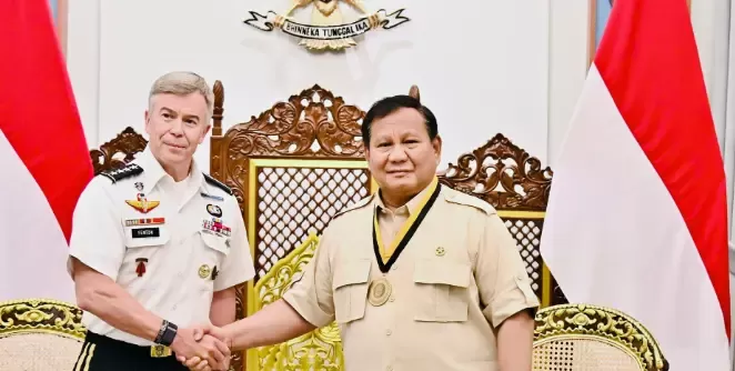 Presiden Prabowo Terima Jenderal Bryan Fenton, Bahas Penguatan Kerja Sama Pertahanan RI-AS