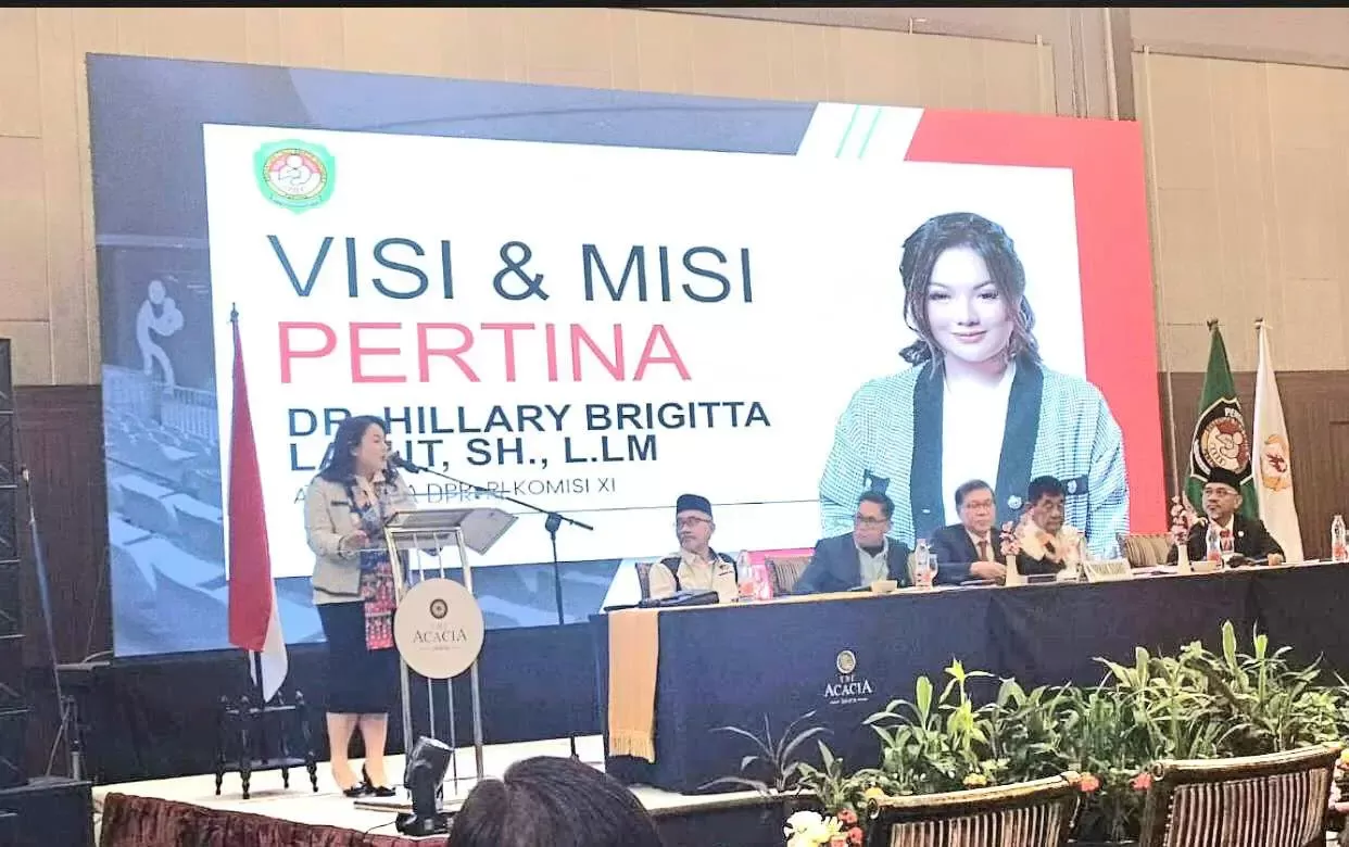Saiful Amari Ucapkan Selamat, Hillary Brigitta Lasut Resmi Pimpin Pertina 2025-2029