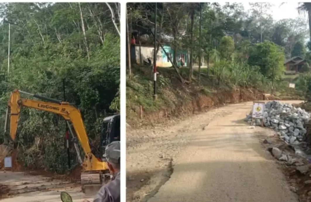 Proyek Rehabilitasi Jalan di Sijunjung Dimulai: PT Hakaaston Fokus Bangun Drainase di Tanjung Labuah