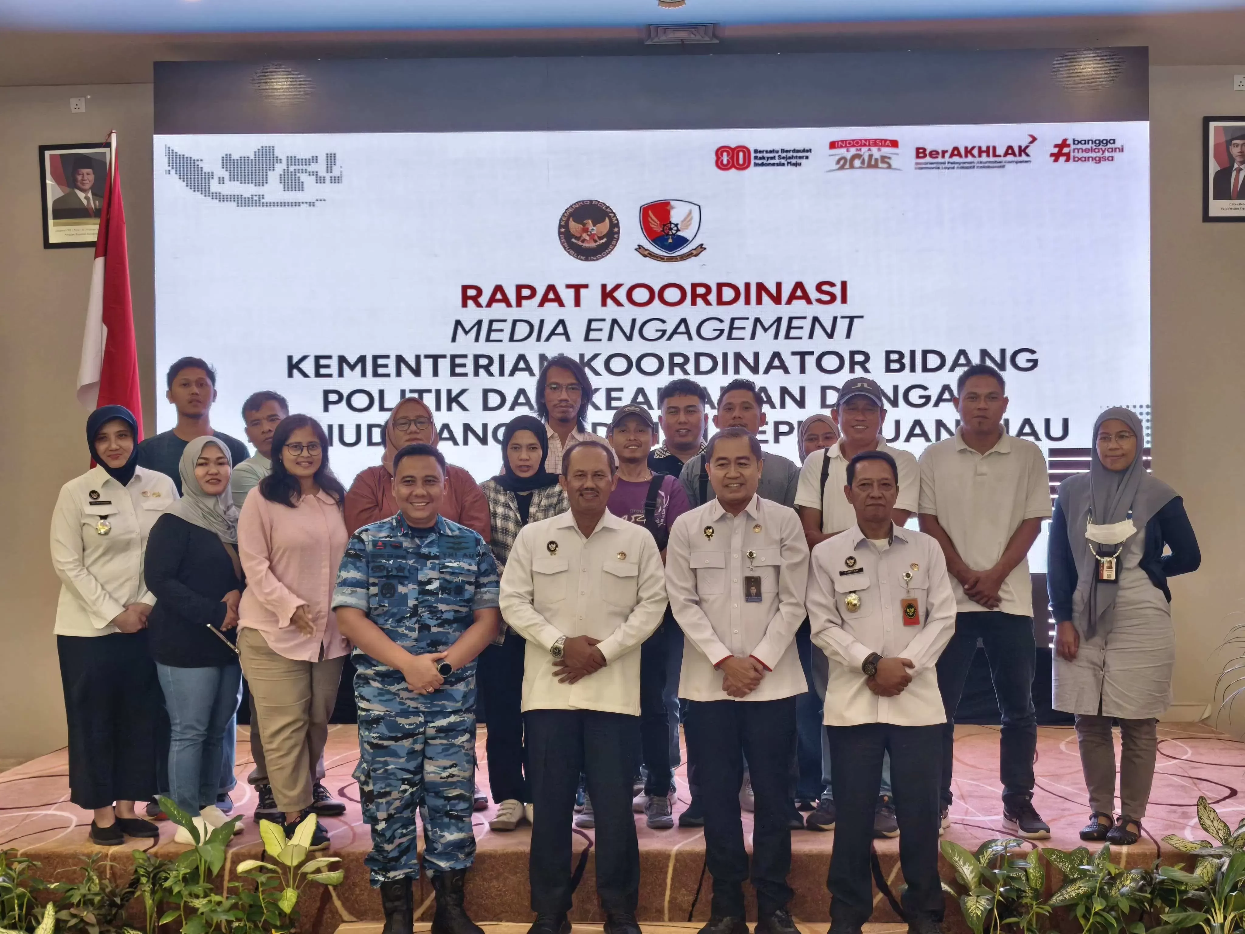 Kemenko Polkam dan TNI AU Perkuat Peran Media dalam Keamanan Nasional