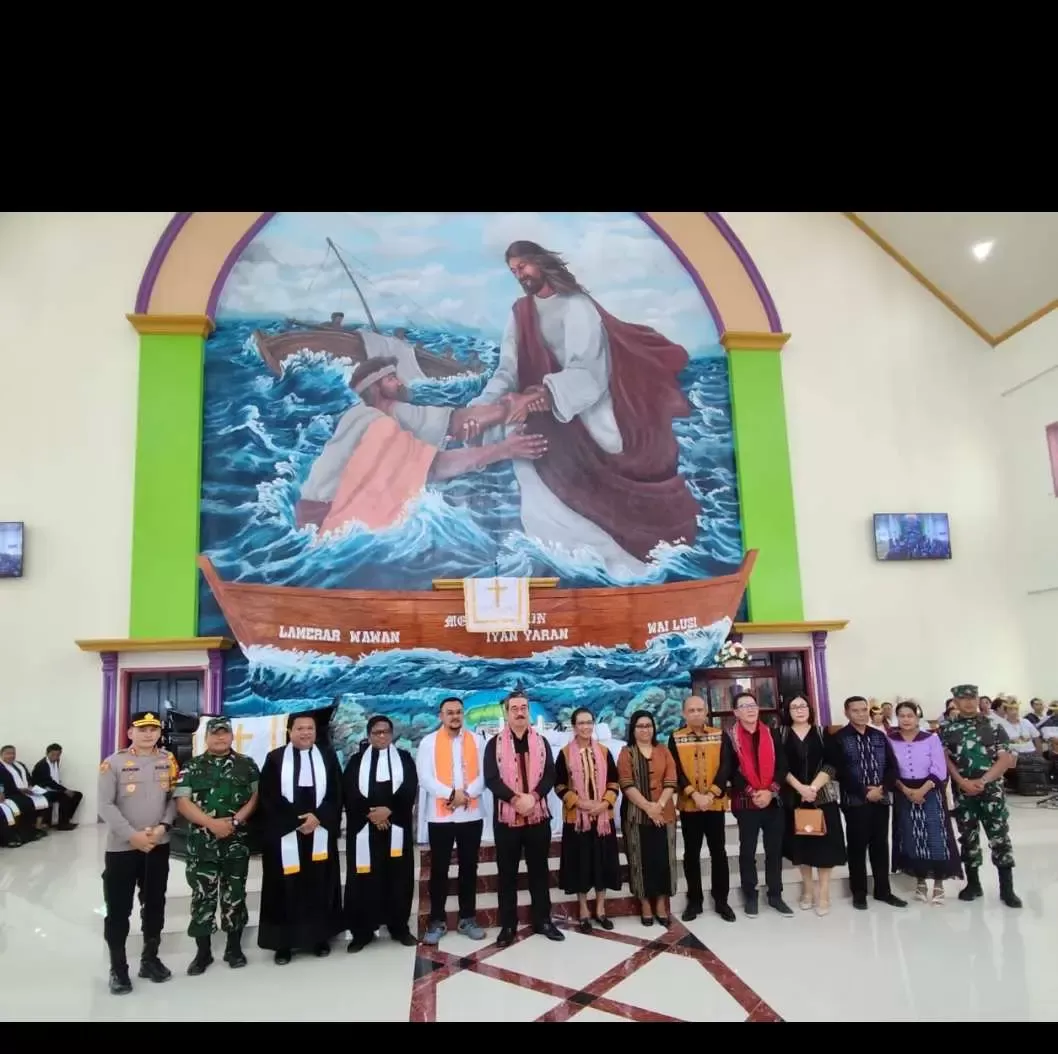 Gubernur Maluku Resmikan Gereja Lyawan Soru: Simbol Iman dan Harapan Baru dari Ujung Timur Nusantara
