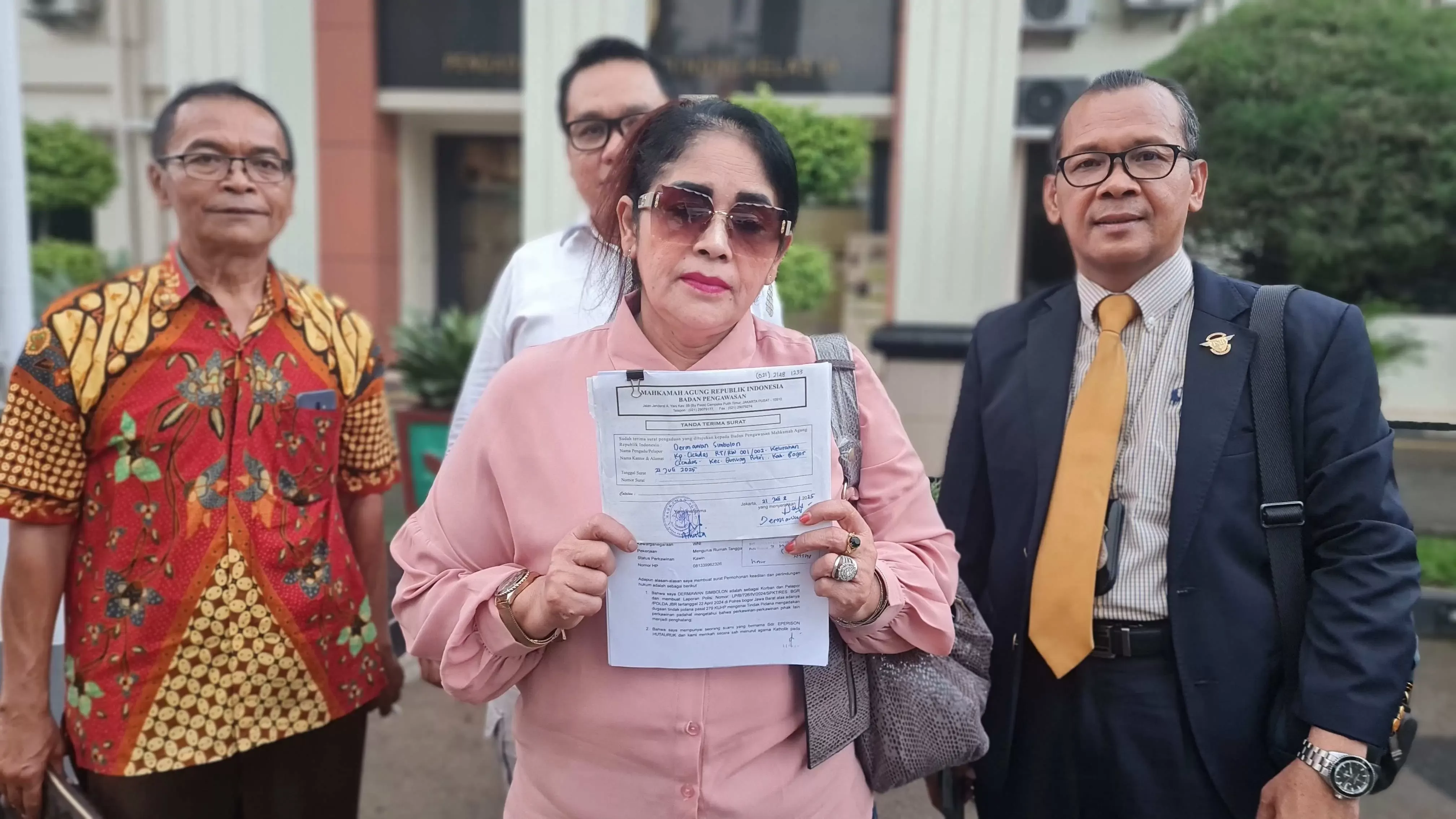 Tuntutan Ringan Kasus Nikah Siri, Dermawan Simbolon Lapor JAMWAS dan MA RI: Saya Minta Keadilan