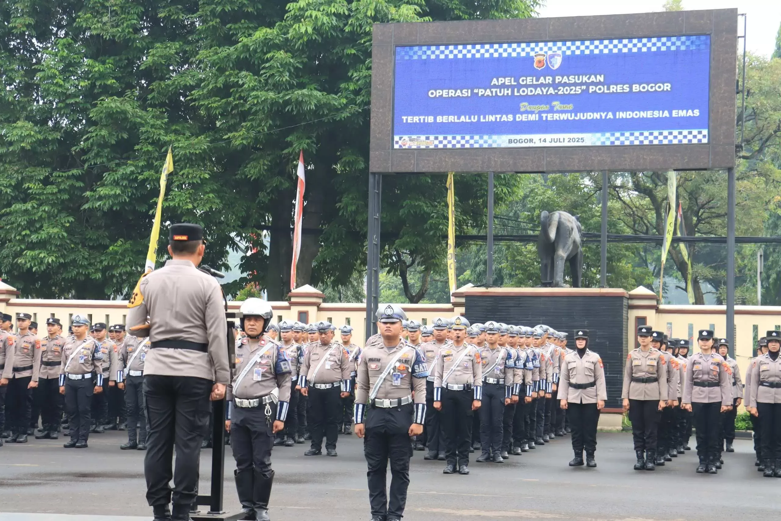 Polres Bogor Gelar Operasi Patuh Lodaya 2025, Fokus pada 7 Pelanggaran Prioritas