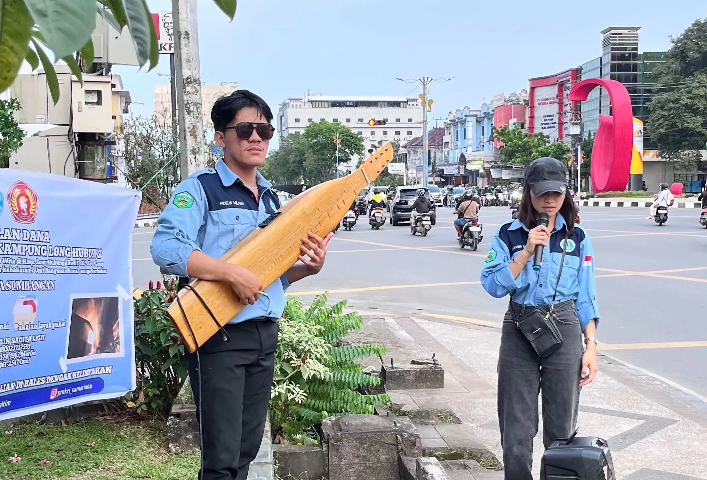 Aksi Kemanusiaan: Aliansi Mahasiswa Samarinda Galang Dana untuk Korban Kebakaran di Mahakam Ulu