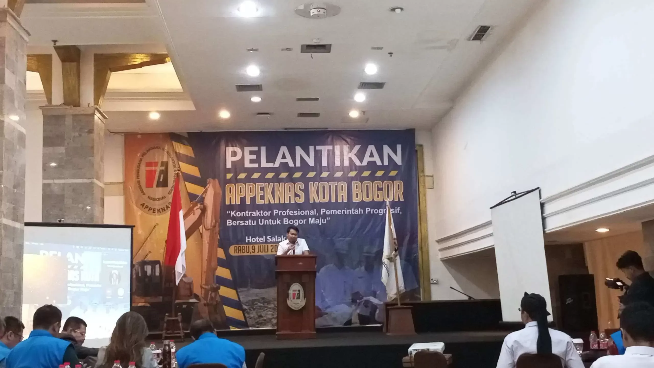 Pelantikan APPEKNAS Kota Bogor, Sinergi Pengusaha dan Pemerintah Wujudkan Infrastruktur Berkualitas untuk Rakyat