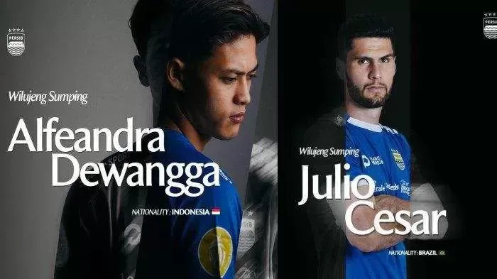 Resmi! Persib Bandung Rekrut Julio Cesar dan Alfeandra Dewangga
