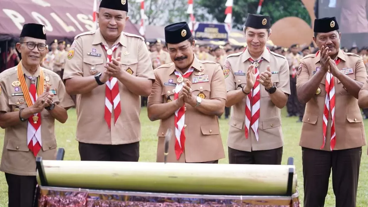 Bupati Bogor Dampingi Menteri Imipas Buka Perkemahan Satya Dharma Bhakti Pemasyarakatan 2025