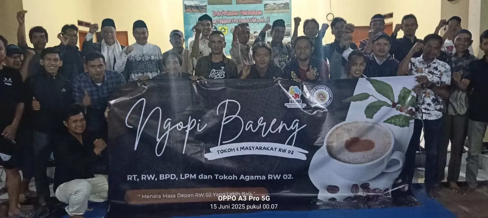 Pemuda RW 02 Sukses Gelar Ngopi Bareng Tokoh, Jadi Program Rutin