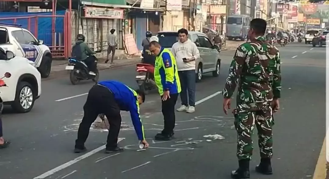 Kecelakaan Maut di Jalan Raya Transyogi Bogor, Pengendara Motor Tewas di Tempat