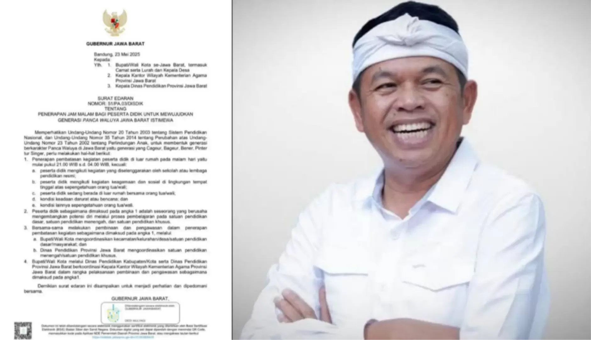 Bapak Aing Terapkan Jam Malam untuk Pelajar: Mulai Berlaku Pukul 21.00 WIB, Ini Aturannya