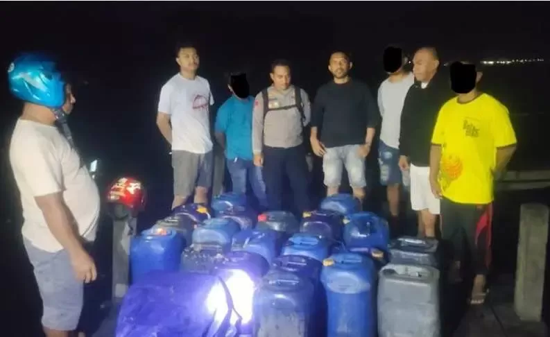 Polairud Kepulauan Tanimbar Gagalkan Penyelundupan BBM Ilegal