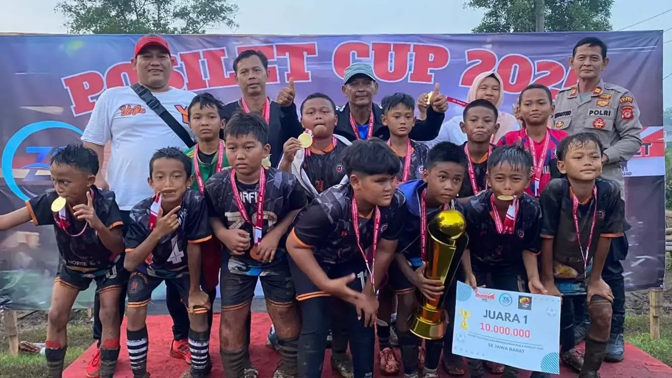 Juara Ganda! Tunas Muda Wanaherang Sapu Bersih Gelar U-11 dan U-9 di Turnamen Posilet 2025