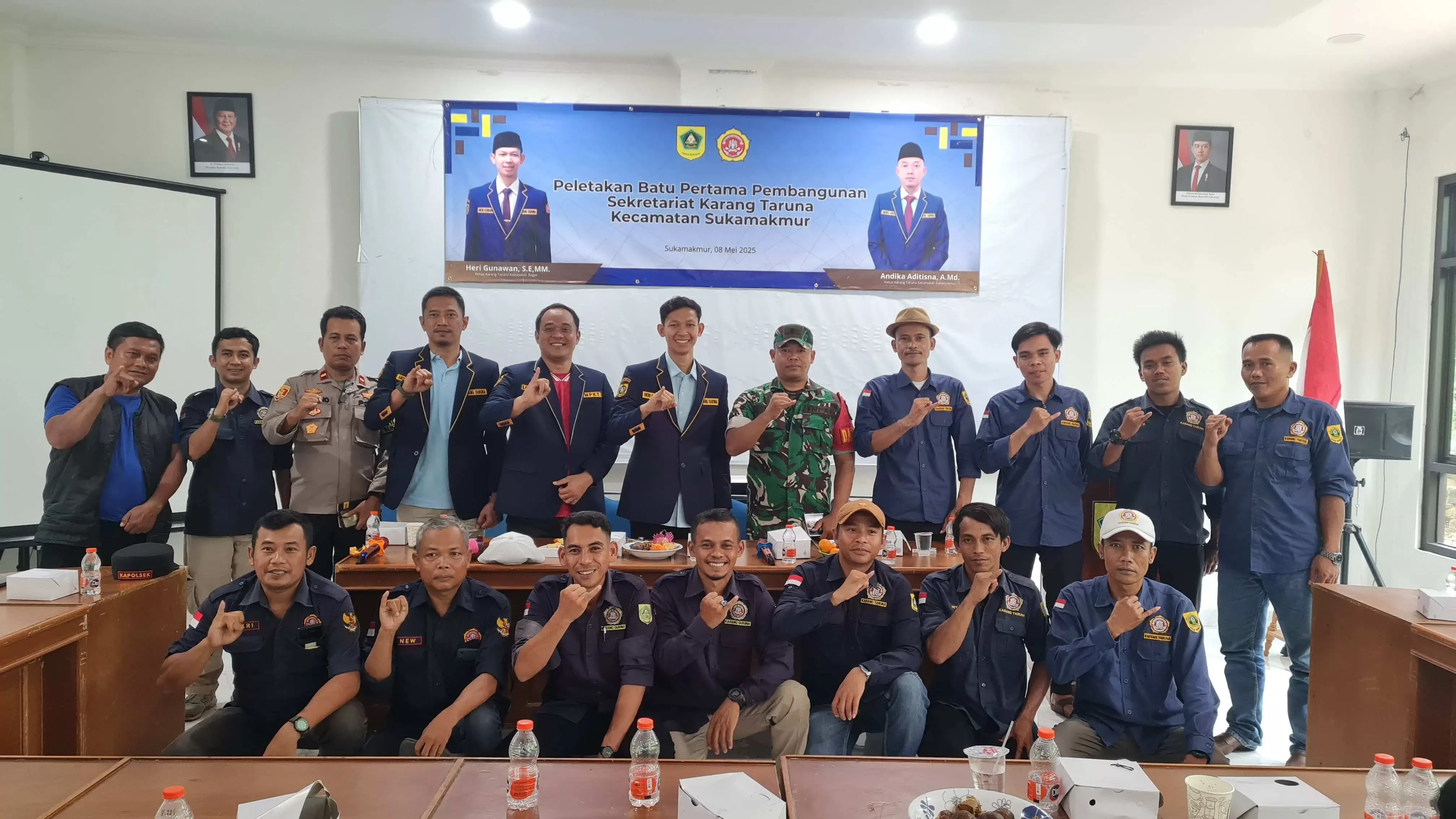 Karang Taruna Sukamakmur Bangun Sekretariat Baru, Heri Gunawan: Ini Bisa Jadi Role Model Kabupaten Bogor