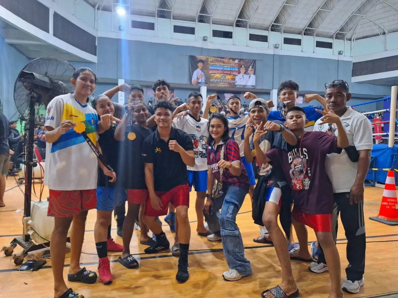 Para Atlet Pertina Kabupaten Bogor Raih 8 Emas di Ajang AKSI Fighting Sport 2025 Sukabumi