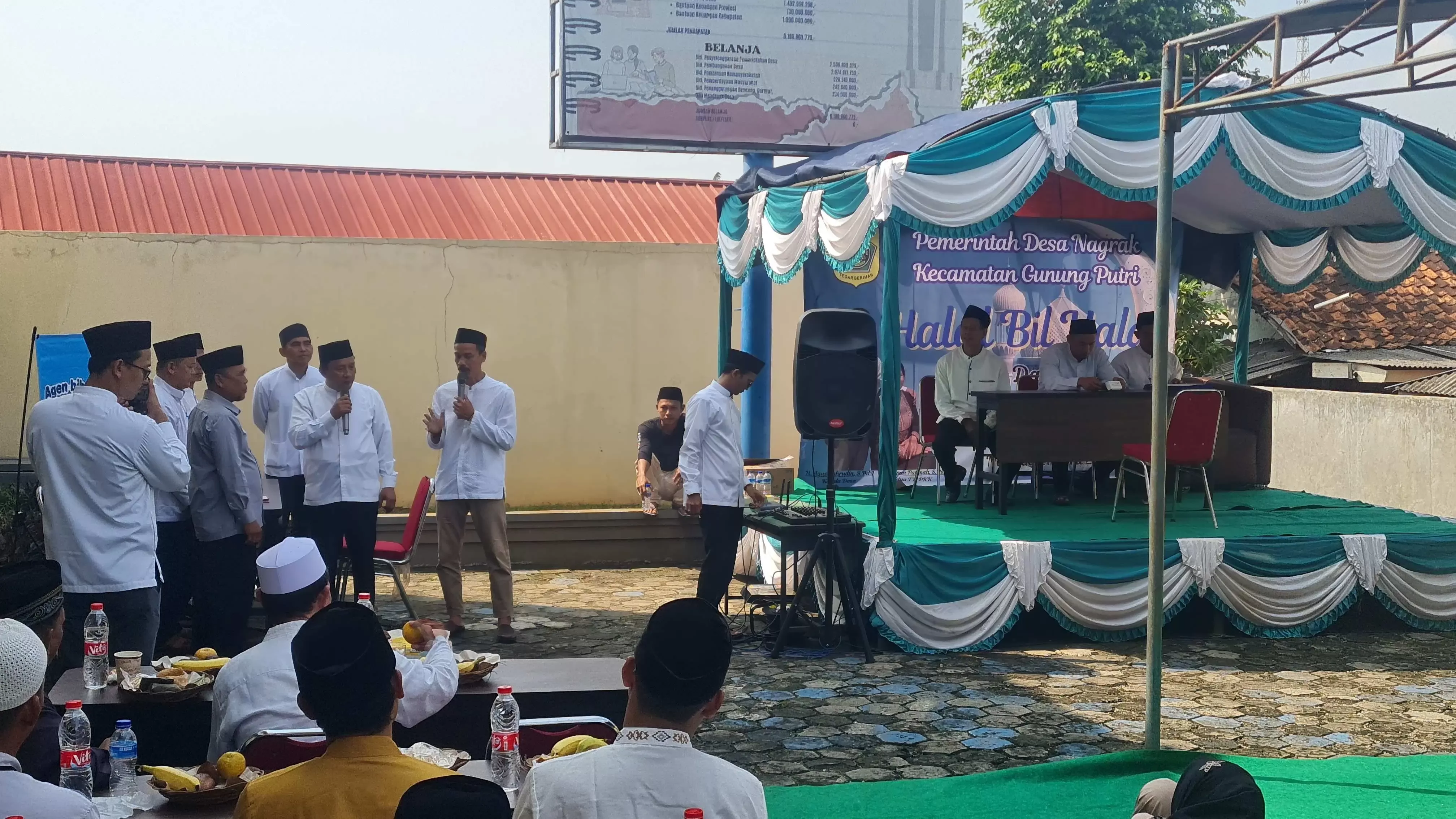 Pemerintah Desa Nagrak Gelar Halal Bihalal dan Launching BUMDes Digital Kolaborasi dengan Bank BJB