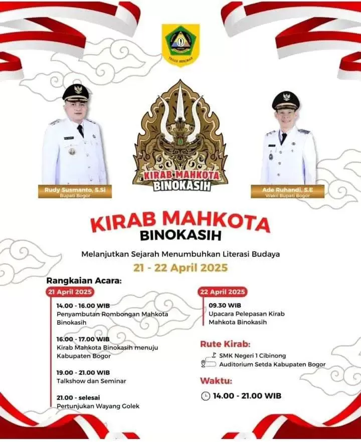 Kirab Mahkota Binokasih: Jejak Sejarah Kerajaan Sunda Hidup Kembali di Bumi Tegar Beriman