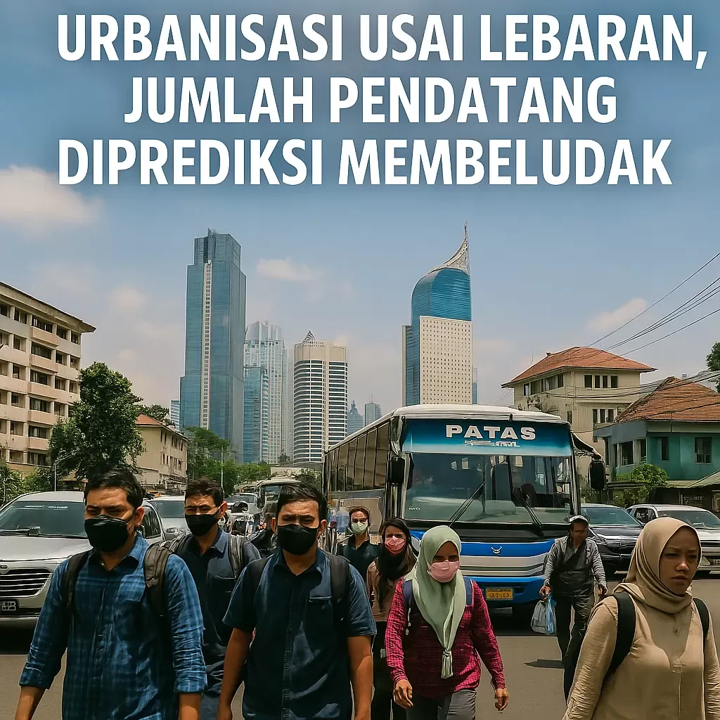 Urbanisasi Usai Lebaran, Jakarta Bogor Diprediksi Kebanjiran Pendatang Cari Kerja