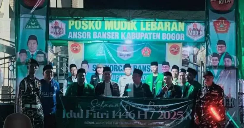 PAC GP Ansor Klapanunggal Resmi Buka Posko Mudik Ramadhan 1446 H