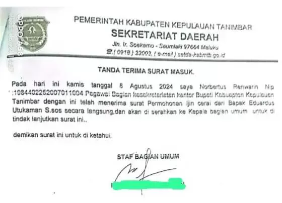 Dugaan Pemalsuan Dokumen oleh Irban Satu Pemda KKT, Integritas ASN Dipertanyakan