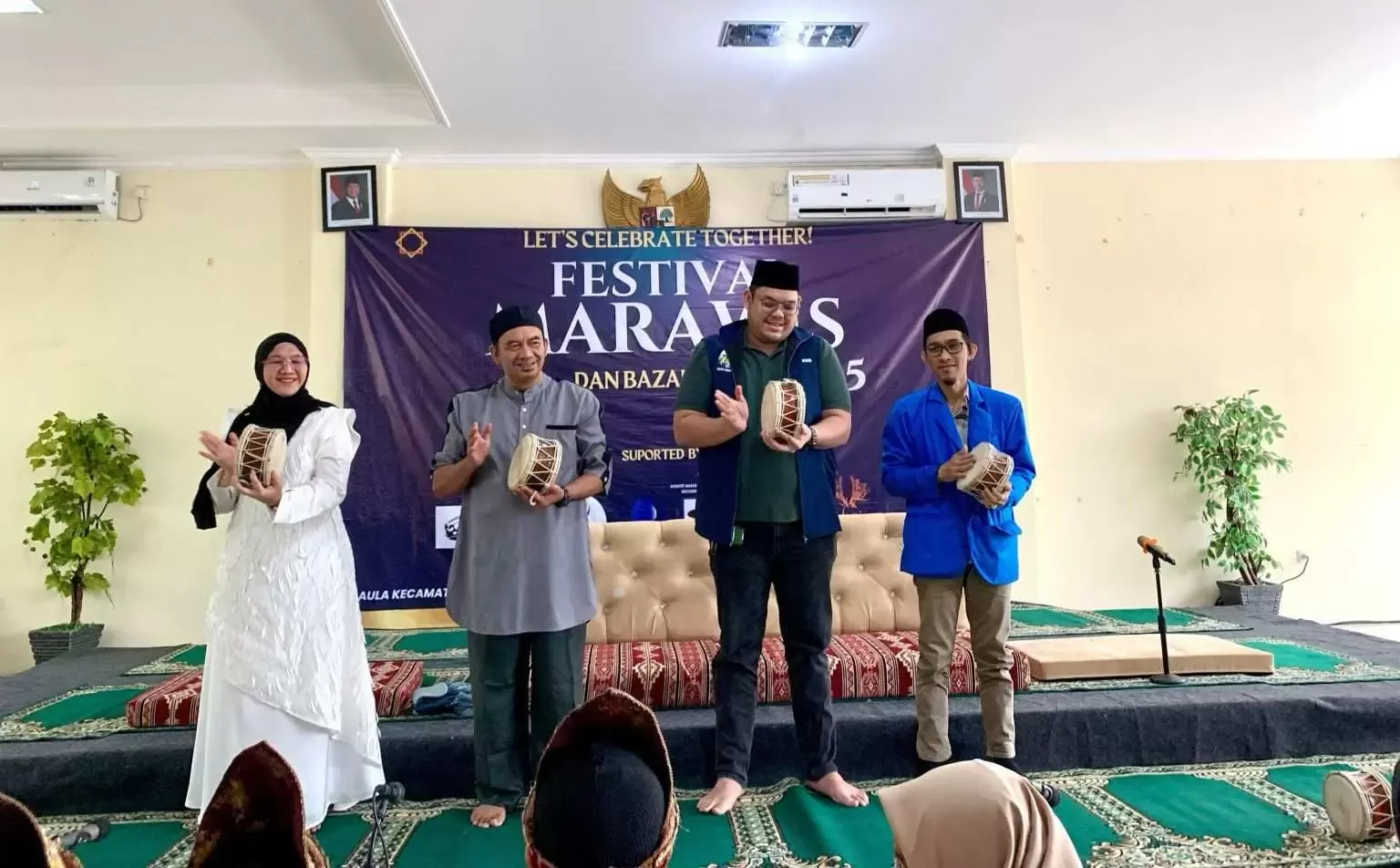 KNPI Bogor Barat Gelar Festival Marawis dan Bazar UMKM