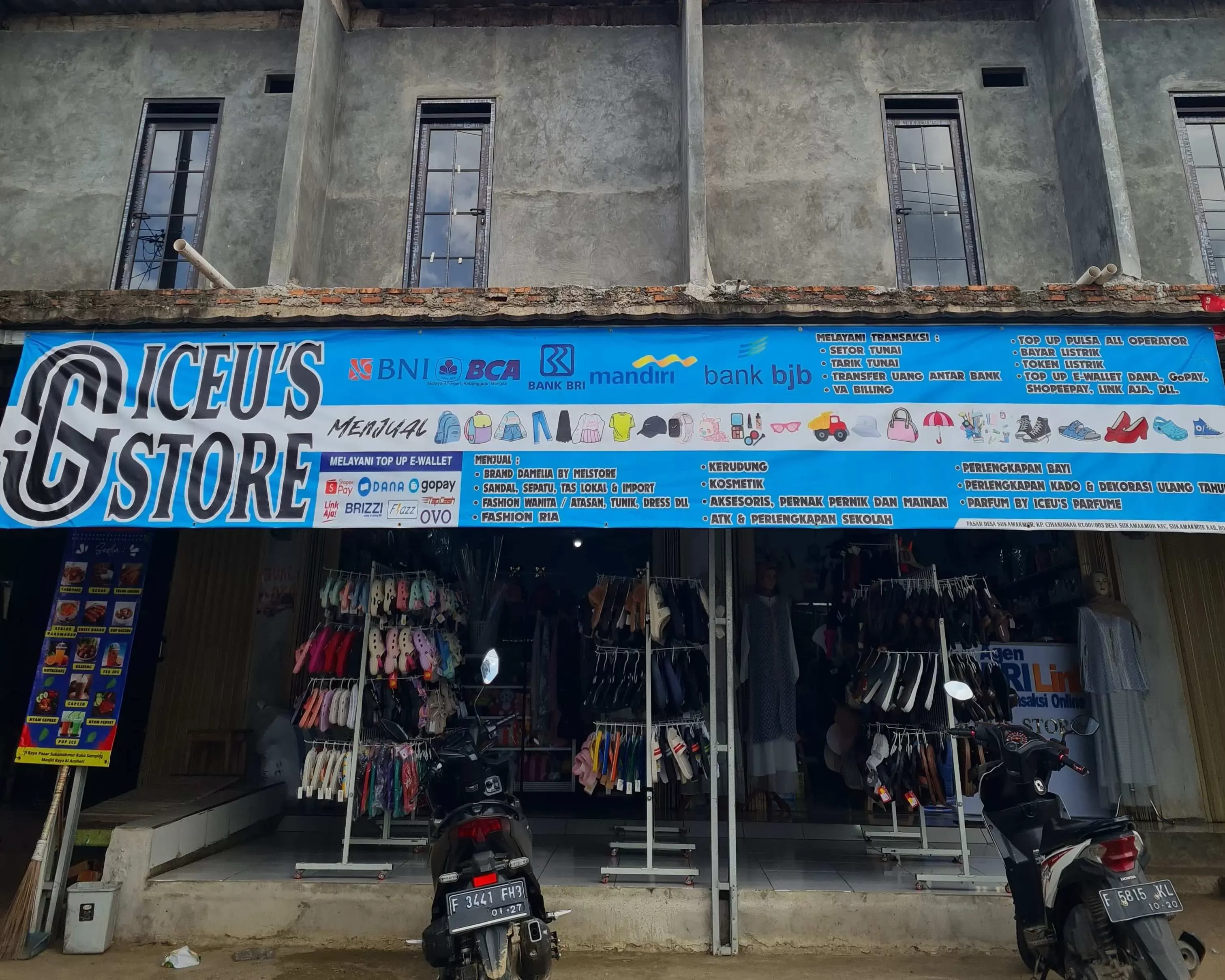 Iceu's Store: Pusat Belanja Lengkap di Pasar Desa Sukamakmur, Bogor