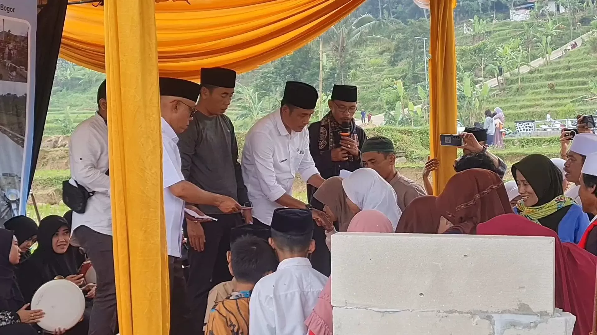 Warga Desa Wargajaya Gelar Syukuran Atas Rampungnya Infrastruktur di Kp Jogjogan