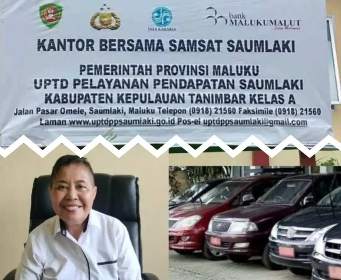 Kepala Samsat Saumlaki Imbau Pemda KKT Sadar Pajak Kendaraan Dinas