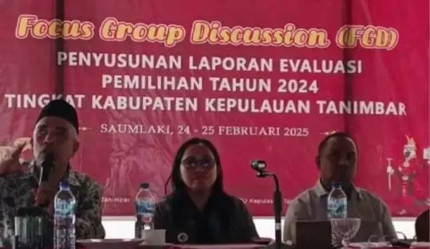 KPU Kepulauan Tanimbar Gelar FGD Evaluasi Pemilihan 2024: Tingkatkan Kualitas Pilkada