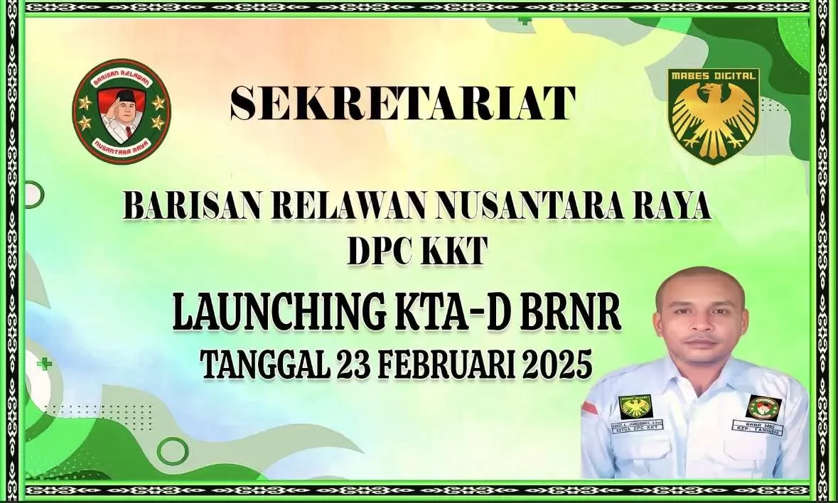 DPC BRNR Kepulauan Tanimbar Antusias Sambut Launching KTA Digital Serempak di Seluruh Indonesia
