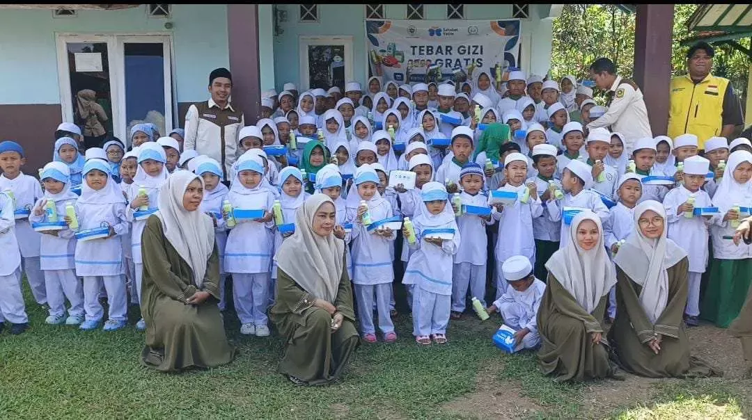 IPSM Kecamatan Cijeruk Gelar Tebar Gizi Gratis, Dukung Program Asta Cita Presiden