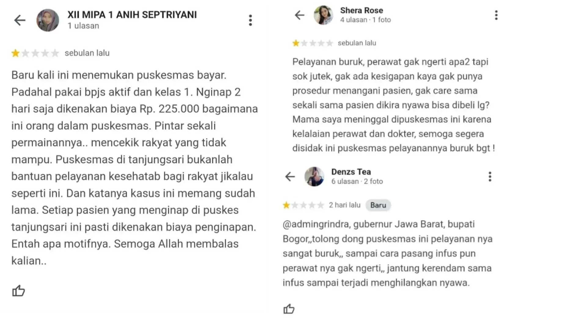 Pelayanan Puskesmas Tanjungsari Kabupaten Bogor Dikeluhkan Warga, Pihak Terkait Enggan Beri Tanggapan