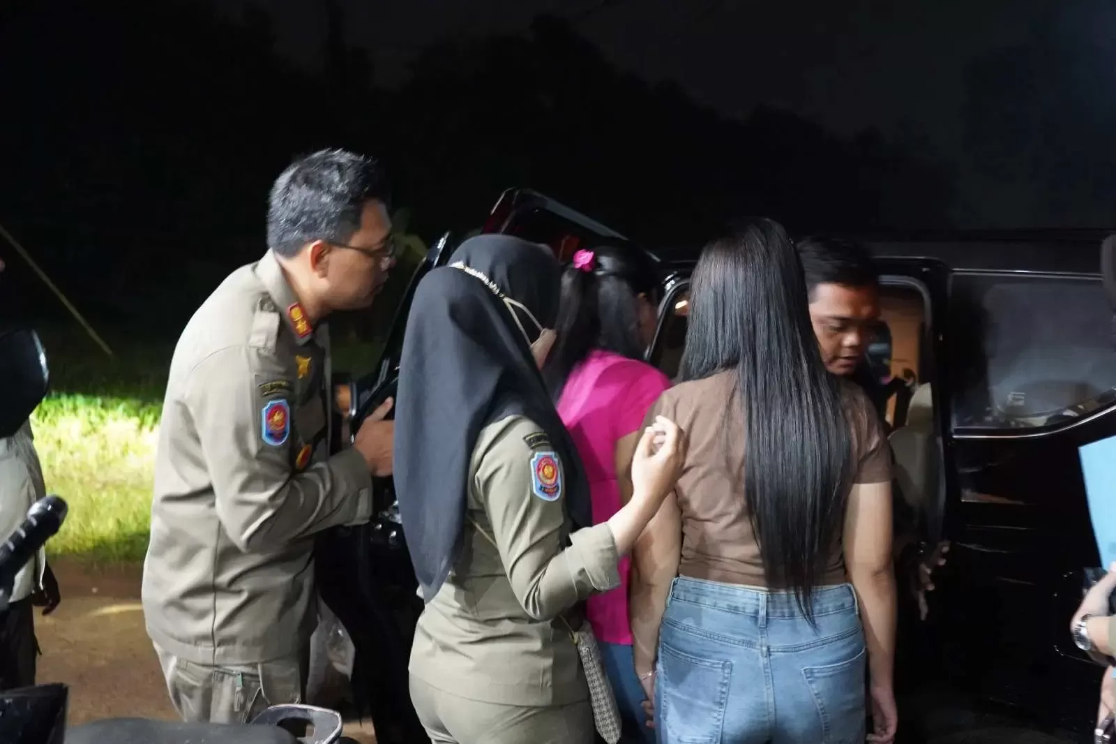 Satpol PP Bogor Razia Tempat Hiburan Malam di Sukamakmur, 15 PSK Diamankan