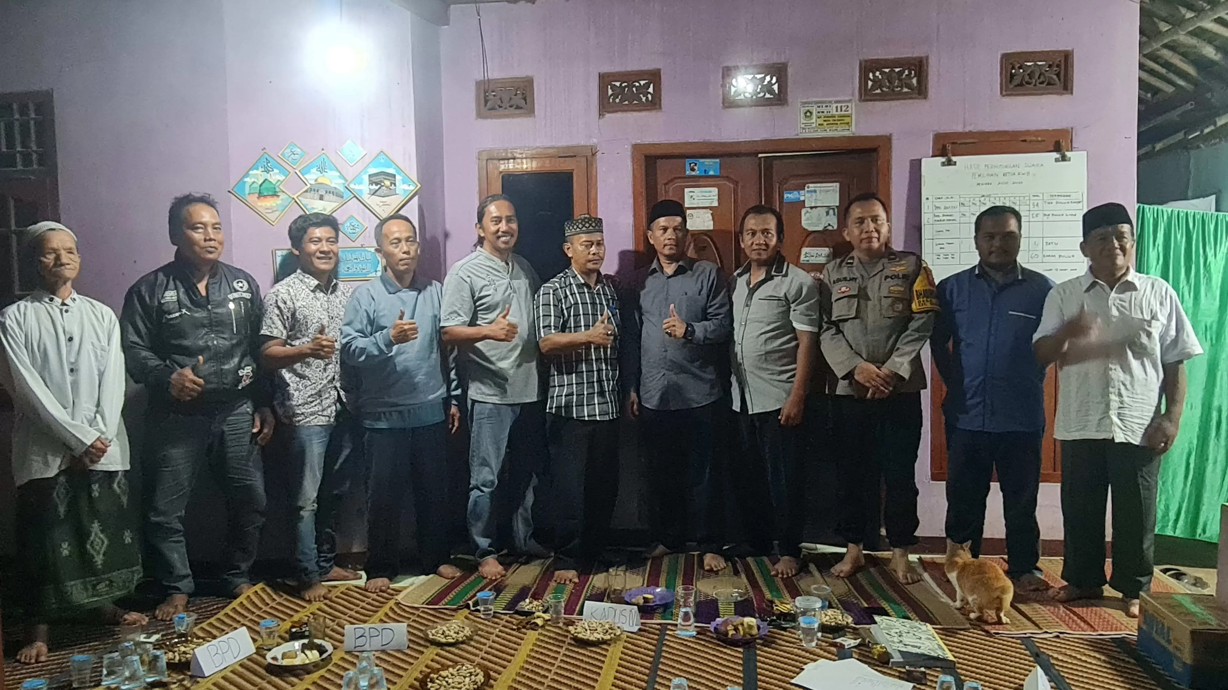 Pemilihan Ketua RW 11 Desa Cicadas, Amin (Ciming) Resmi Terpilih