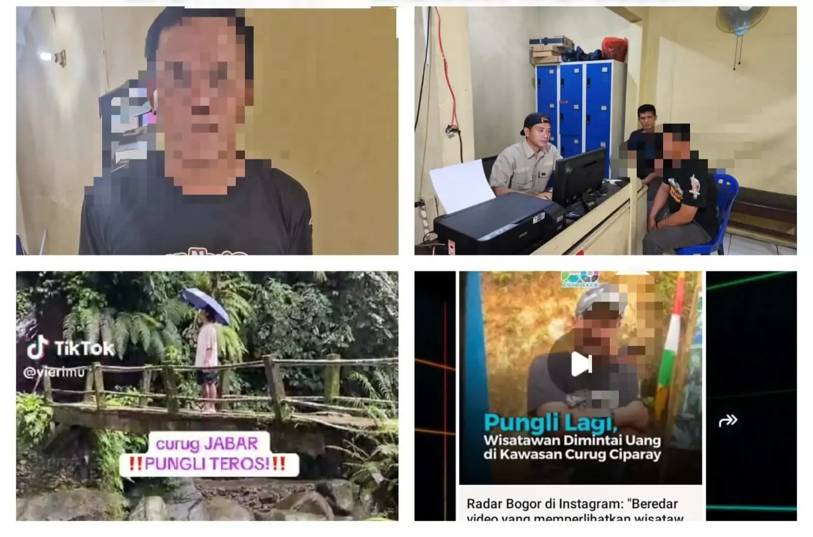 Polsek Cibungbulang Tindak Lanjuti Video Viral Dugaan Pungli di Taman Nasional Halimun Salak