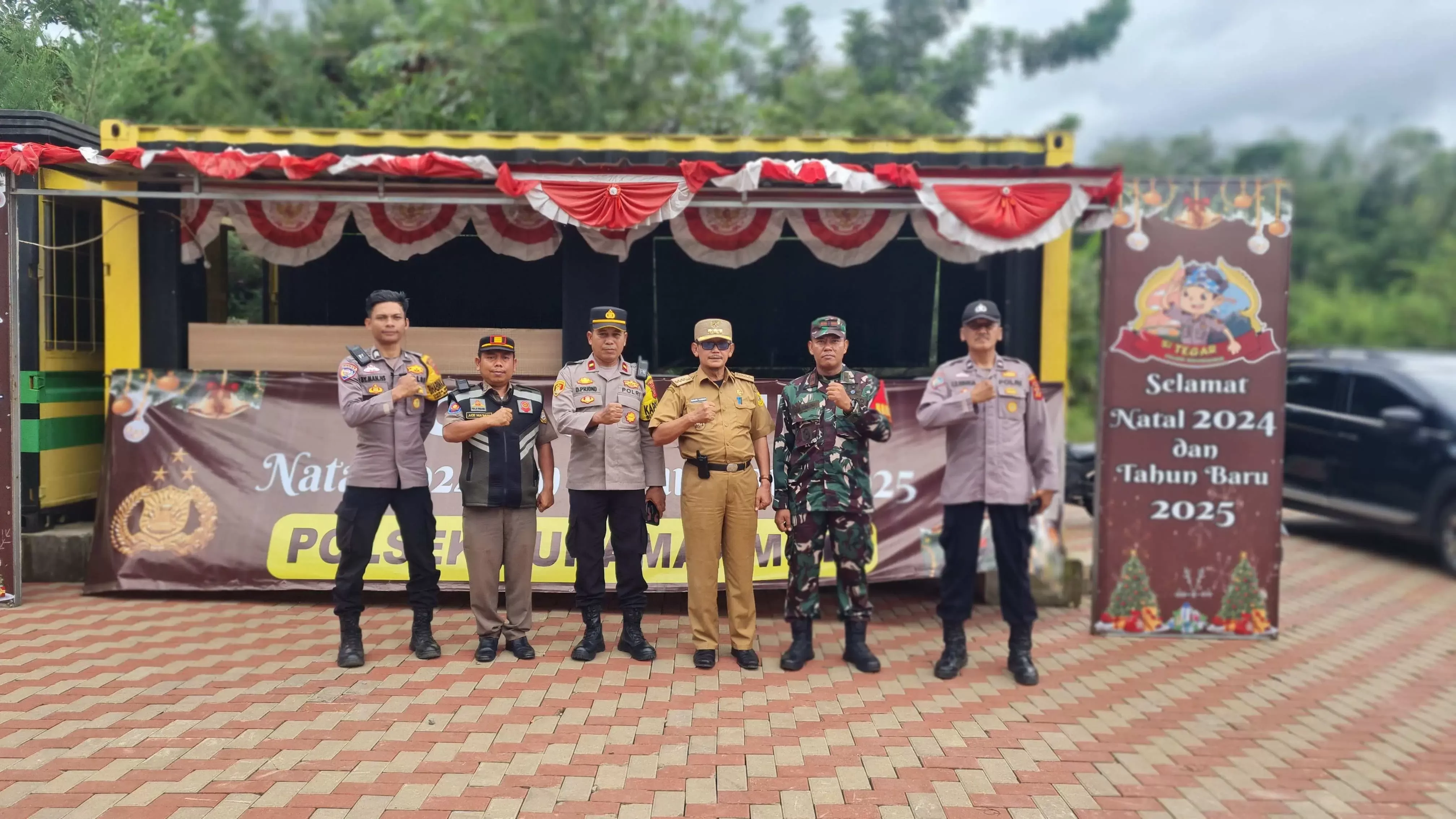 Antisipasi Nataru, Polsek Sukamakmur Siagakan Personel Gabungan untuk Kendalikan Kepadatan Wisatawan