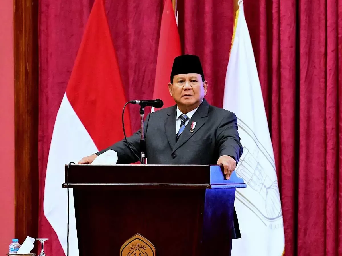 Presiden Prabowo Subianto Temui Mahasiswa Indonesia di Universitas Al-Azhar Kairo