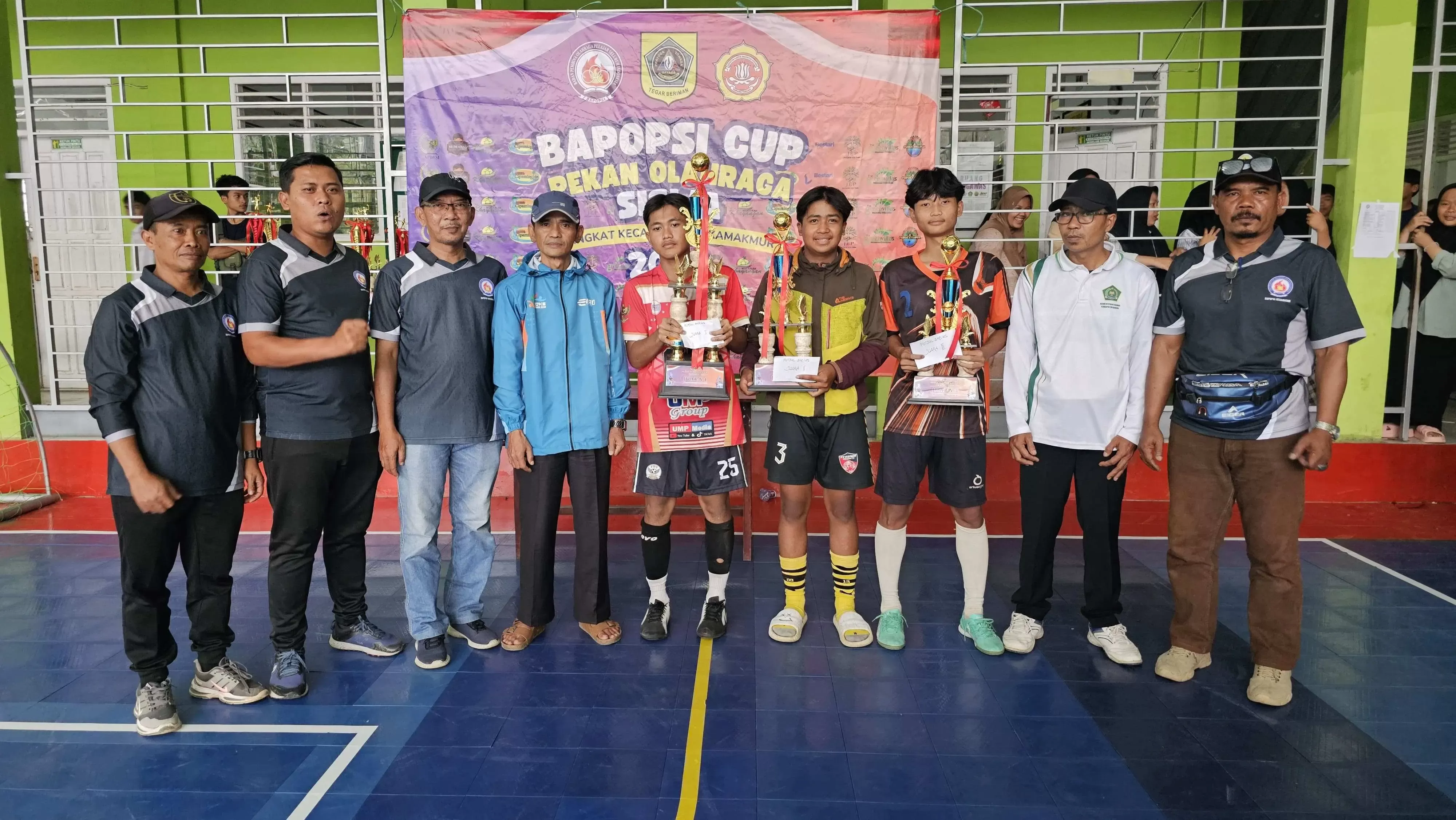 Meriah! Pekan Olahraga Siswa BAPOPSI CUP 2024 di Kecamatan Sukamakmur