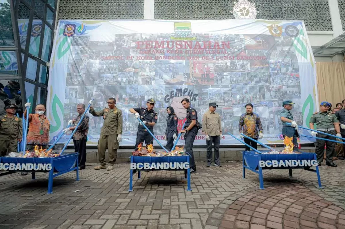 Bea Cukai Musnahkan Barang Ilegal, Sisa Narkoba dan Rokok Ilegal Dikirim ke Bogor untuk Dimusnahkan