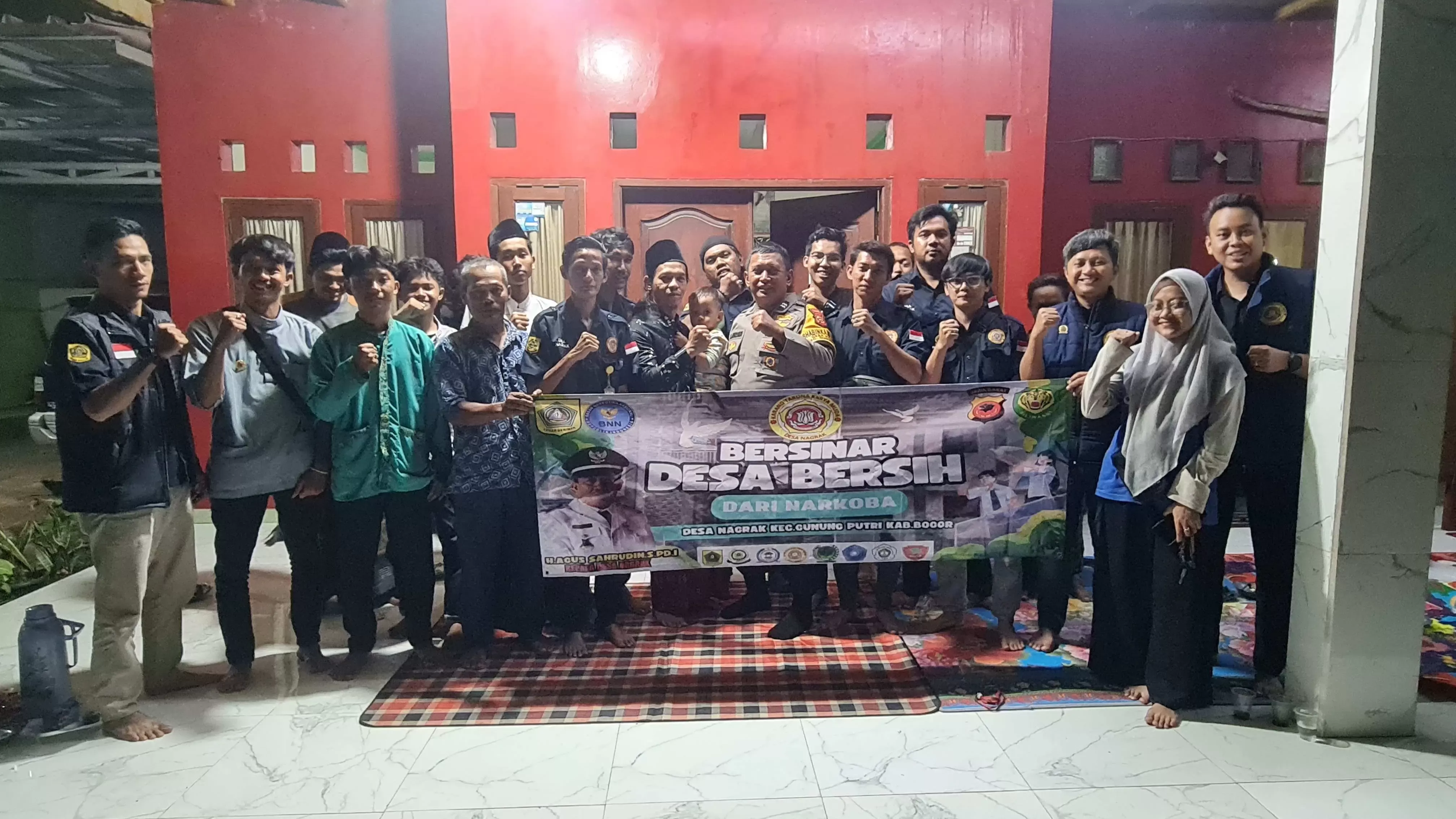 Desa Nagrak Gaungkan Perang Melawan Narkoba, BNN Kabupaten Bogor Gelar Penyuluhan untuk Pemuda Karang Taruna