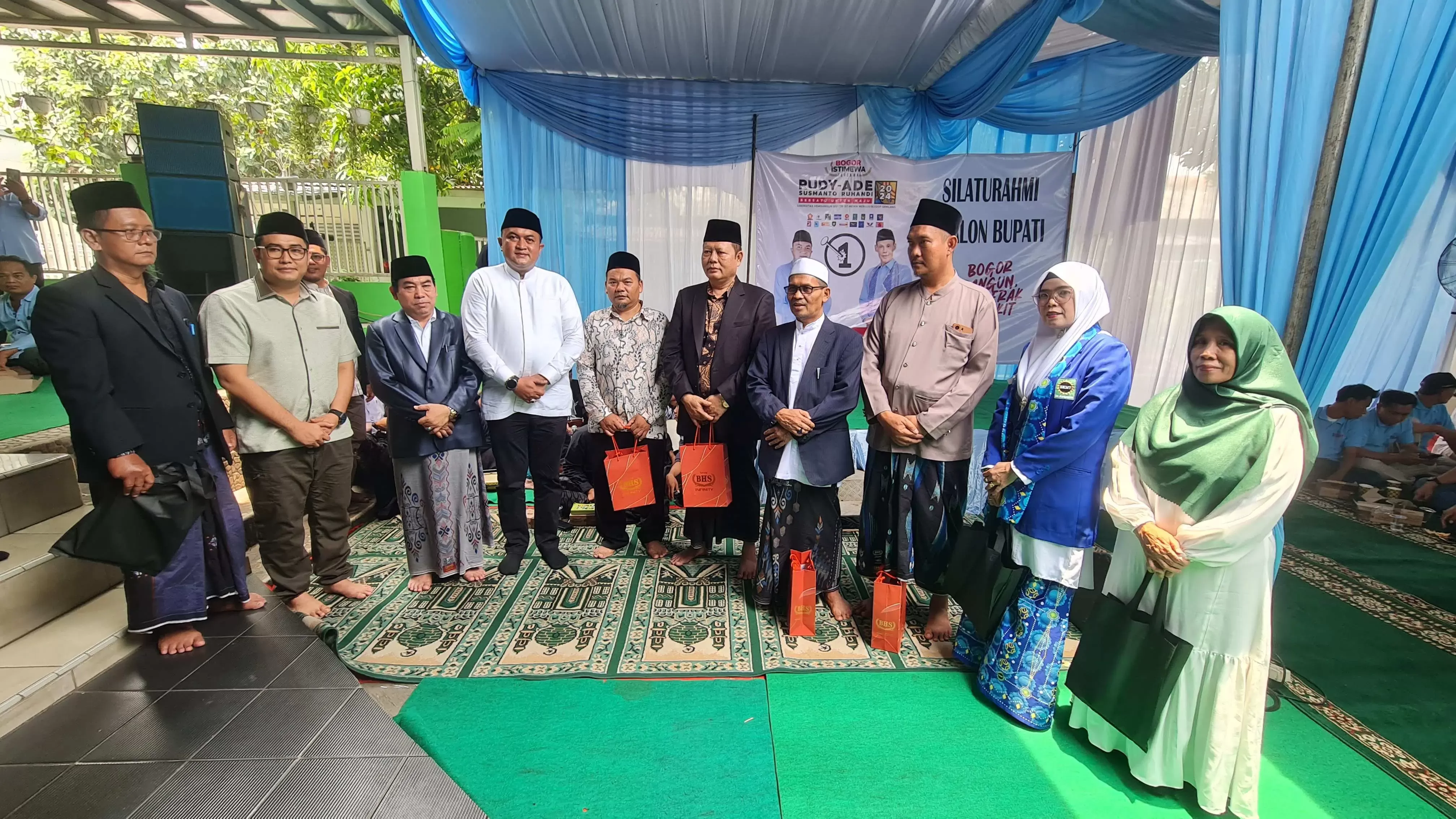 Rudy Susmanto Silaturahmi Minta Doa Kepada Tokoh dan Ulama Bogor Timur