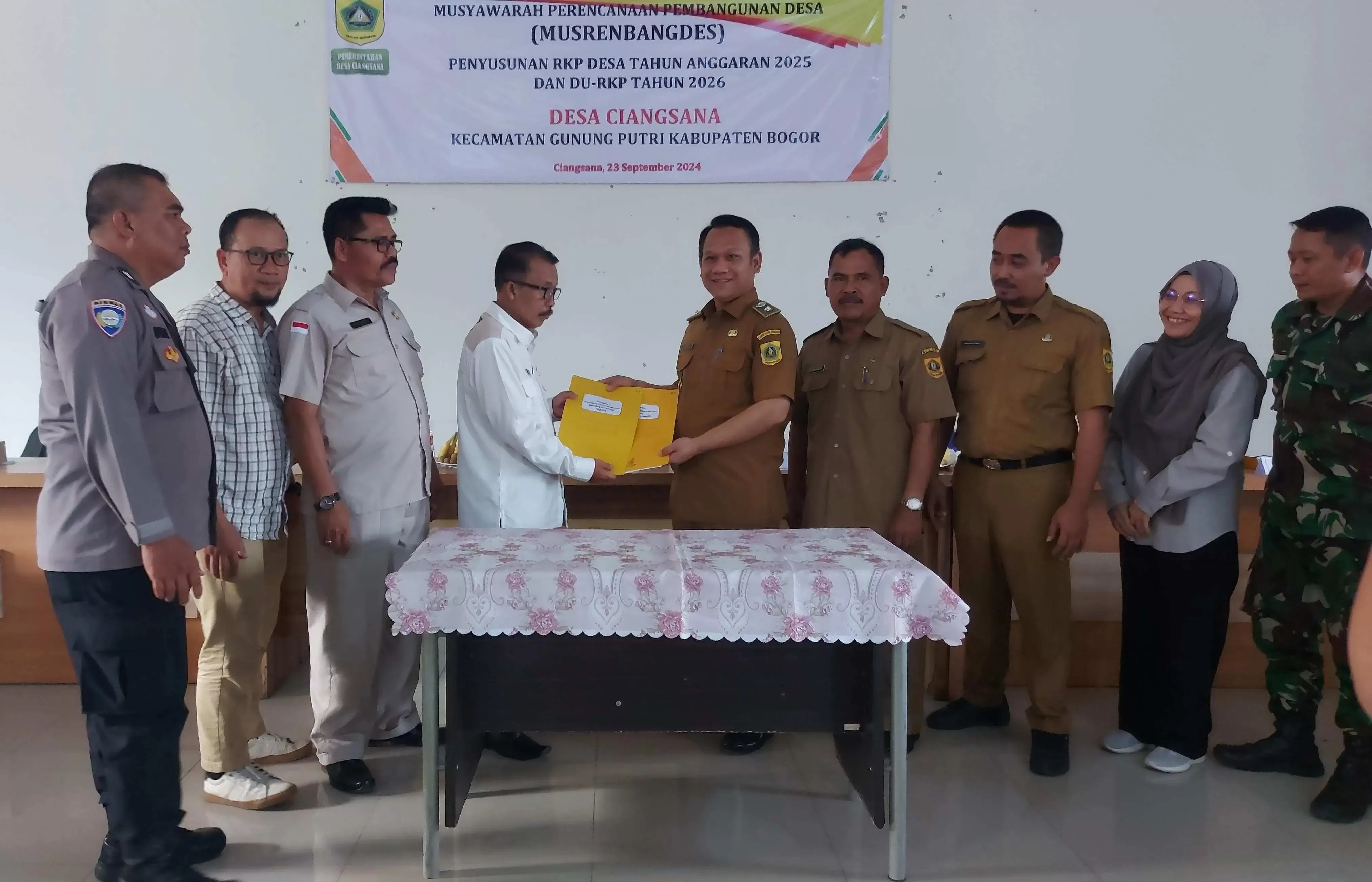 Musrembang Desa Ciangsana, Bahas Rencana Kerja Pemerintah Desa Tahun Anggaran 2025