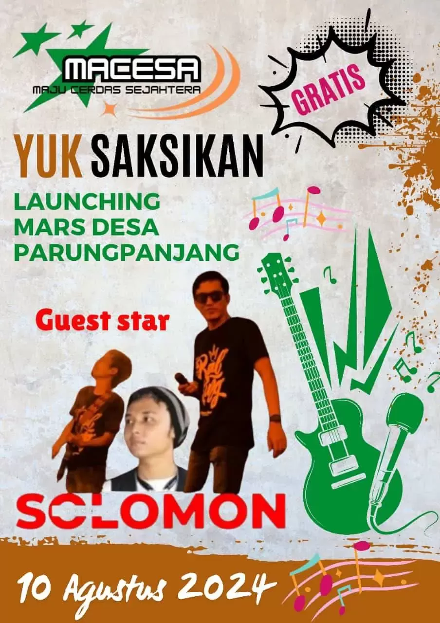 Festival Band Parung Panjang, Sekaligus Launcing Lagu Mars Desa